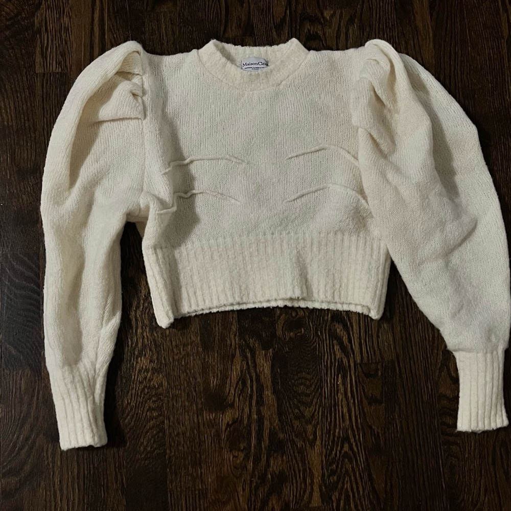 Maison Cleo boob sweater